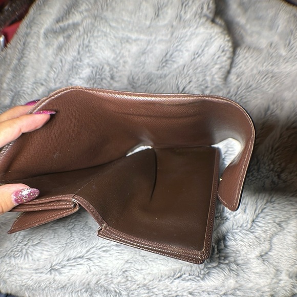 LOUIS VUITTON Portefeuille Alexandra Damier Ebene Tri-fold Wallet - Picture 13 of 17